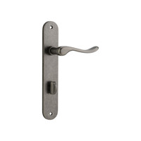 IVER STIRLING DOOR LEVER HANDLE ON OVAL BACKPLATE - CUSTOMISE TO YOUR NEEDS