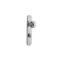 IVER GUILDFORD DOOR KNOB ON OVAL BACKPLATE - CUSTOMISE TO YOUR NEEDS