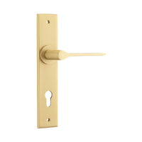 IVER COMO DOOR LEVER HANDLE ON CHAMFERED BACKPLATE - CUSTOMISE TO YOUR NEEDS