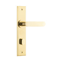 IVER BRONTE DOOR LEVER HANDLE ON CHAMFERED BACKPLATE - CUSTOMISE TO YOUR NEEDS