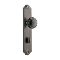 IVER PADDINGTON DOOR KNOB ON SHOULDERED BACKPLATE - CUSTOMISE TO YOUR NEEDS