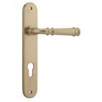 IVER VERONA DOOR LEVER HANDLE ON OVAL BACKPLATE - CUSTOMISE TO YOUR NEEDS