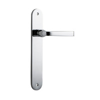 IVER ANNECY DOOR LEVER HANDLE ON OVAL BACKPLATE - CUSTOMISE TO YOUR NEEDS