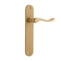 IVER STIRLING DOOR LEVER HANDLE ON OVAL BACKPLATE - CUSTOMISE TO YOUR NEEDS