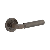 IVER BRUNSWICK DOOR LEVER HANDLE ON ROUND ROSE - CUSTOMISE TO YOUR NEEDS