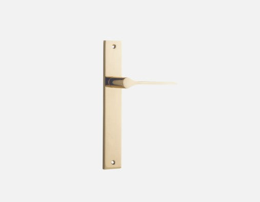 IVER COMO DOOR LEVER HANDLE ON RECTANGULAR BACKPLATE - CUSTOMISE TO YOUR NEEDS