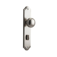 IVER PADDINGTON DOOR KNOB ON SHOULDERED BACKPLATE - CUSTOMISE TO YOUR NEEDS