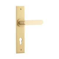 IVER BRONTE DOOR LEVER HANDLE ON CHAMFERED BACKPLATE - CUSTOMISE TO YOUR NEEDS