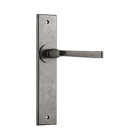 IVER ANNECY DOOR LEVER HANDLE ON CHAMFERED BACKPLATE - CUSTOMISE TO YOUR NEEDS