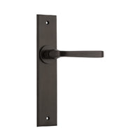 IVER ANNECY DOOR LEVER HANDLE ON CHAMFERED BACKPLATE - CUSTOMISE TO YOUR NEEDS