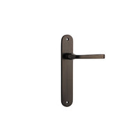 IVER ANNECY DOOR LEVER HANDLE ON OVAL BACKPLATE - CUSTOMISE TO YOUR NEEDS