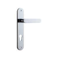 IVER BRONTE DOOR LEVER HANDLE ON OVAL BACKPLATE - CUSTOMISE TO YOUR NEEDS