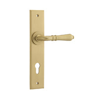 IVER SARLAT DOOR LEVER HANDLE ON CHAMFERED BACKPLATE - CUSTOMISE TO YOUR NEEDS