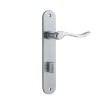 IVER STIRLING DOOR LEVER HANDLE ON OVAL BACKPLATE - CUSTOMISE TO YOUR NEEDS