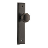 IVER CAMBRIDGE DOOR KNOB ON STEPPED BACKPLATE - CUSTOMISE TO YOUR NEEDS