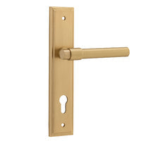 IVER HELSINKI DOOR LEVER HANDLE ON STEPPED BACKPLATE - CUSTOMISE TO YOUR NEEDS