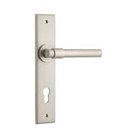 IVER HELSINKI DOOR LEVER HANDLE ON CHAMFERED BACKPLATE - CUSTOMISE TO YOUR NEEDS