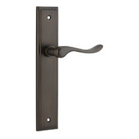 IVER STIRLING DOOR LEVER HANDLE ON STEPPED BACKPLATE - CUSTOMISE TO YOUR NEEDS