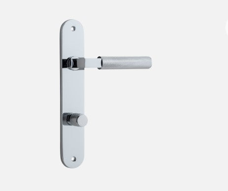 IVER BRUNSWICK DOOR LEVER HANDLE ON OVAL BACKPLATE - CUSTOMISE TO YOUR NEEDS