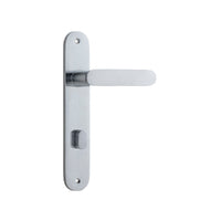 IVER BRONTE DOOR LEVER HANDLE ON OVAL BACKPLATE - CUSTOMISE TO YOUR NEEDS