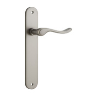 IVER STIRLING DOOR LEVER HANDLE ON OVAL BACKPLATE - CUSTOMISE TO YOUR NEEDS