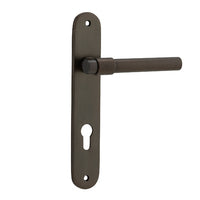 IVER HELSINKI DOOR LEVER HANDLE ON OVAL BACKPLATE - CUSTOMISE TO YOUR NEEDS