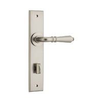 IVER SARLAT DOOR LEVER HANDLE ON CHAMFERED BACKPLATE - CUSTOMISE TO YOUR NEEDS