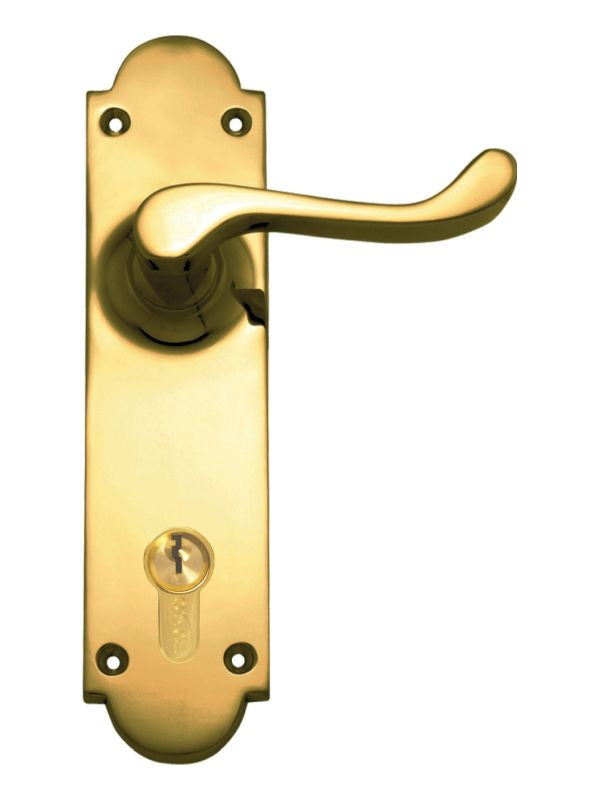 Superior Brass Lever Lock (CC 85mm) PB 200x50mm