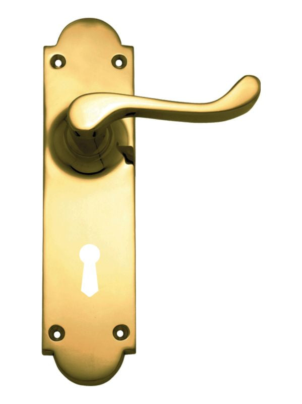 Superior Brass Lever Lock (CC 57mm) PB 200x50mm