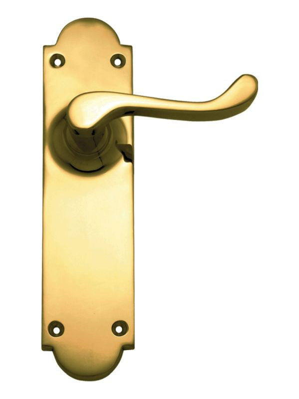 Superior Brass Lever Latch Passage Set PB 200x50mm