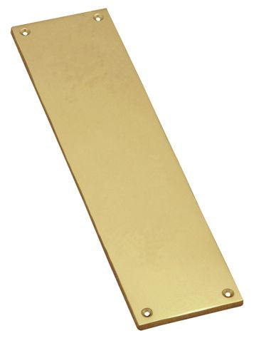 Superior Brass Rectangle Push Plate PB 300x75mm