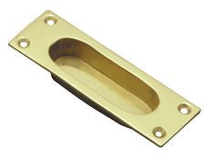 Superior Brass Flush Pull PB 100x35mm