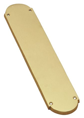 Superior Brass Rounded Push Plate PB 300x64mm