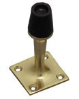 Superior Brass Door Stop Wall Mount PB 75mm (Face Fixing)