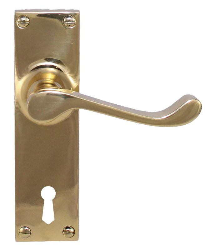 Superior Brass Lever Lock (CC 57mm) PB 150x42mm