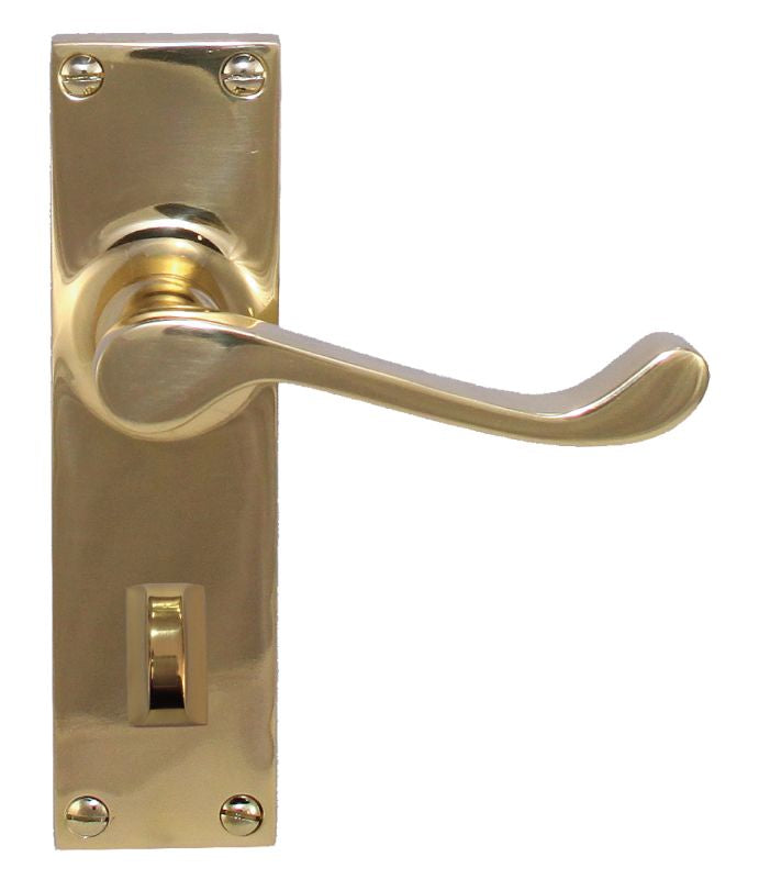 Superior Brass Lever Lock Privacy PB 150x42mm