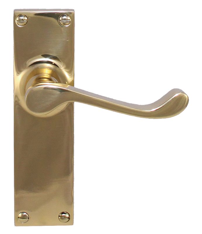 Superior Brass Lever Latch Passage Set PB 150x42mm