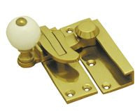 Superior Brass Sash Lock Porcelain Knob PB