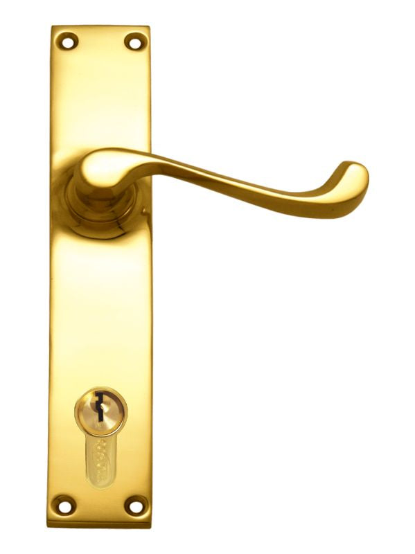 Superior Brass  Lever Lock (CC 85mm) PB 200x36mm