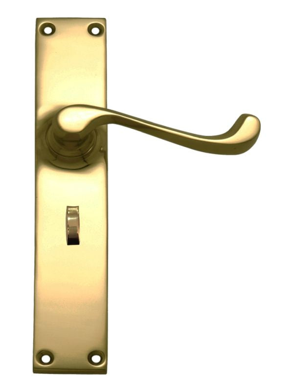 Superior Brass Lever Lock Privacy PB 200x36mm