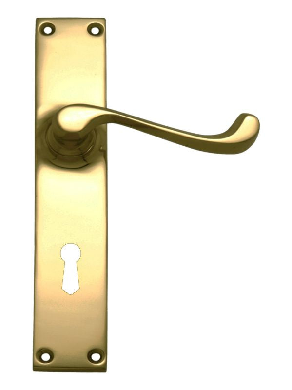 Superior Brass Lever Lock (CC 57mm) PB 152x36mm