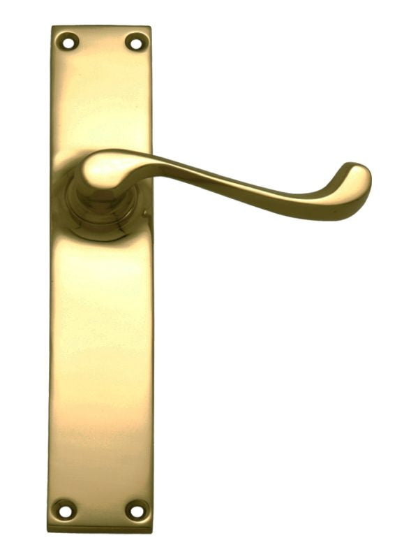 Superior Brass Lever Latch Passage Set (Ball Bearing Mechanism) PB 152x36mm