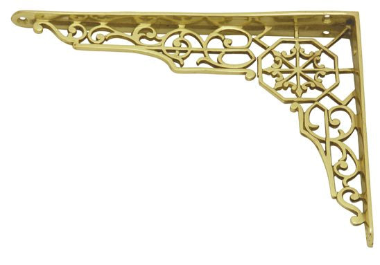 Superior Brass Shelf Bracket PB 180x240mm