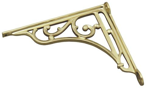 Superior Brass Shelf Bracket PB 155x220mm