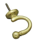 Superior Brass Single Hook Per. 2 PB 45mm