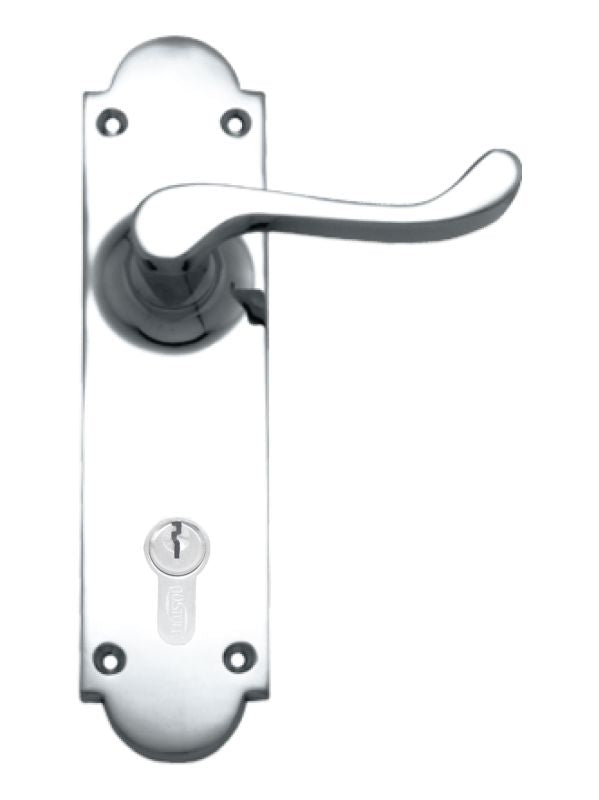 Superior Brass  Lever Lock (CC 85mm) CP 200x50mm