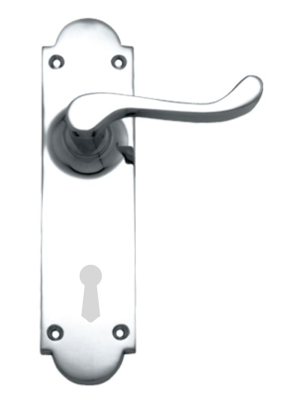 Superior Brass Lever Lock punched to suit myLOCK CP 200x50mm