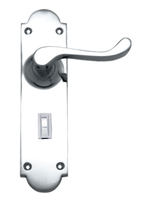 Superior Brass Lever Lock Privacy CP 200x50mm