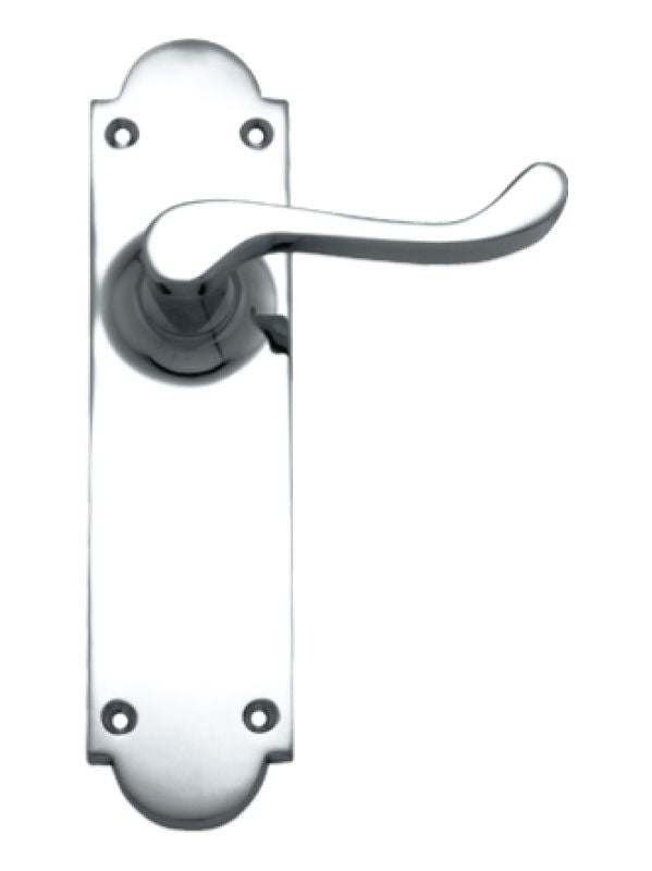 Superior Brass Lever Latch Passage Set CP 200x50mm