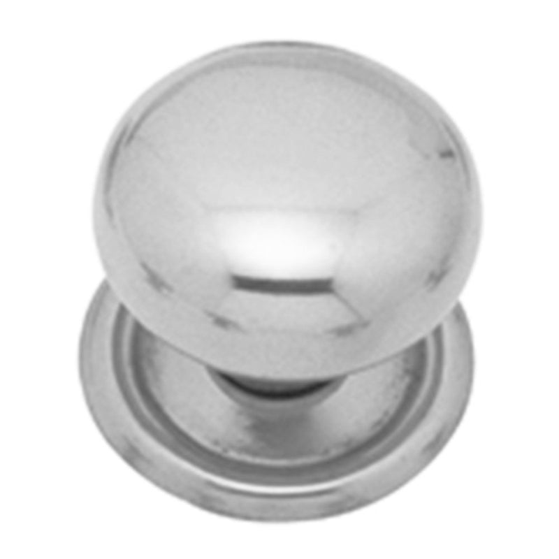 Superior Brass Round Cupboard Knob CP 30mm